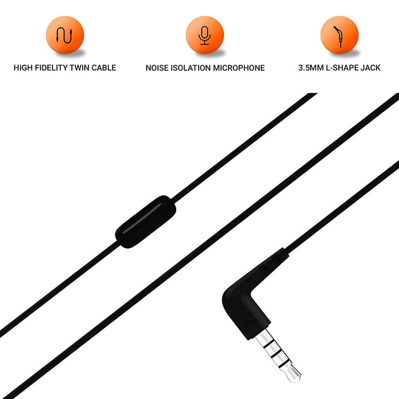 Audífonos JBL C50HI Reacondicionados con Micrófono, especificaciones