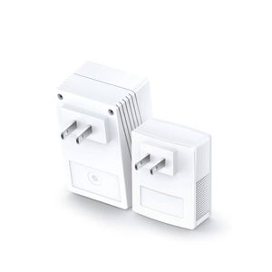 Reacondicionado: Kit extensor wifi TP-Link Powerline AV600, 2 adaptadores, 300 mbps, cobertura 300 metros