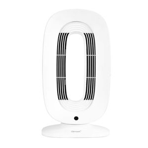 Ventilador inteligente iSmart, 12 W, 4 velocidades, APP, compatible Alexa y Google Assistant, blanco