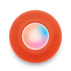 HomePod mini, 20 watts, controles táctiles, Siri, naranja