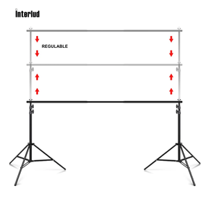 Porta Fondo Portatil Parante de tela chroma para estudio fotografico Interlud