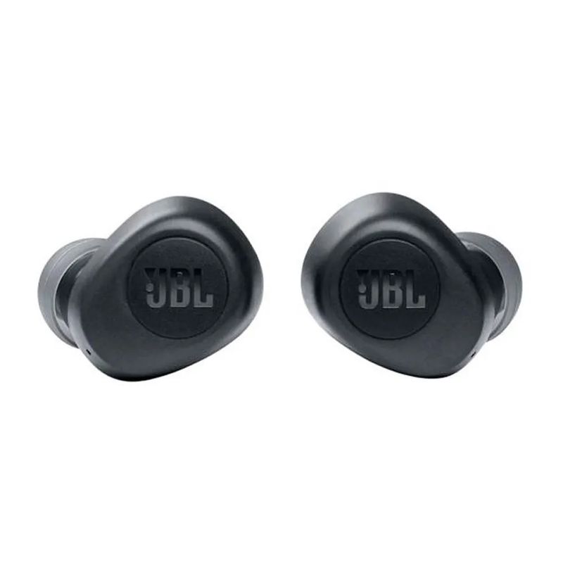 Audífonos bluetooth JBL Vibe 100 Reacondicionados negro frontal