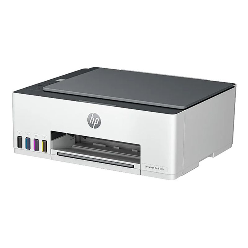 Impresora multifuncional HP Smart Tank 580 wifi oblicuo