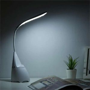 Lámpara de escritorio Genérico con parlante, bluetooth,  LED, luz fría y cálida, blanco
