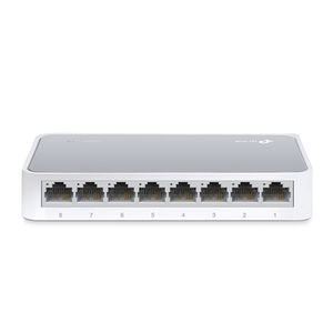 Switch Conmutador Tp Link TL-SF1008D ethernet, 10/100 mbps , 8 puertos LAN, plug and play (reempacado)