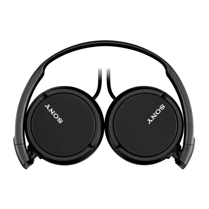 Audífonos Sony MDR-ZX110 3.5 mm negro frontal