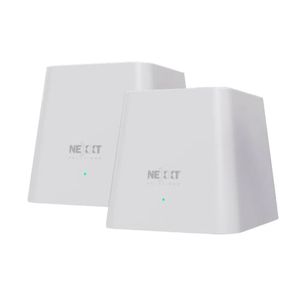Reacondicionado: Sistema Wifi Mesh Nexxt VEKTOR2400 Ac1200 pack x 2, doble banda, 1200 mbps, 1 pueto LAN, 2 antenas internas