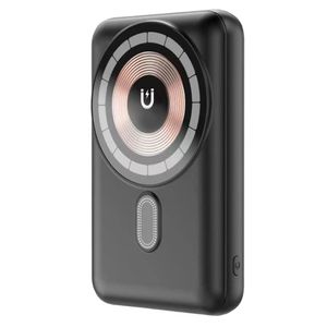 Batería externa iBox, magnética, 5000 mAh, 15W, negro