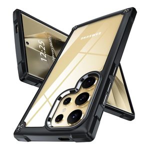 Case para Samsung Galaxy S24 Ultra amortiguador de choques, con bordes negro