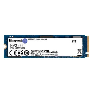Unidad de estado sólido SSD Kingston NV2 2000GB de capacidad, M.2, NVMe, PCIe 4.0