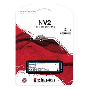 Unidad de estado sólido SSD Kingston NV2 2000GB de capacidad, M.2, NVMe, PCIe 4.0