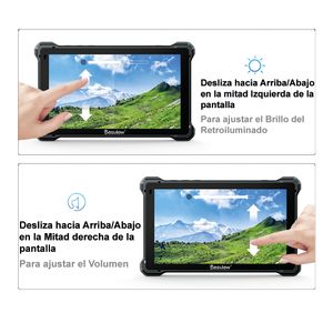 Monitor Desview R7III 7", pantalla táctil de 2800 nits, acceso directo HDMI 4K, negro