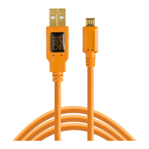 Cable Tether Tools USB 2.0 Tipo A a USB Micro-B con 5 Pines (4.6 metros)