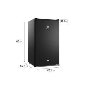 Combo Electrolux: Frigobar ERD090G2HWB, 90 litros, negro + Cava de Vinos ERW082XAMB, 8 botellas, negro