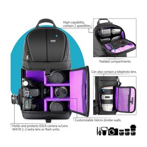 Mochila sling Neewer NW-XJB02S para cámara DSLR, flash y lentes, negro