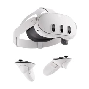 Lentes de realidad virtual Meta Quest 3, 512GB, LCD, 104° campo de visión, blanco