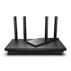 Router TP-Link Archer AX55 AX3000 inalámbrico, doble banda, 2402 mbps en 5GHz y 574 mbps en 2.4GHz, 4 antenas