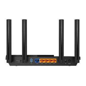 Router TP-Link Archer AX55 AX3000 inalámbrico, doble banda, 2402 mbps en 5GHz y 574 mbps en 2.4GHz, 4 antenas