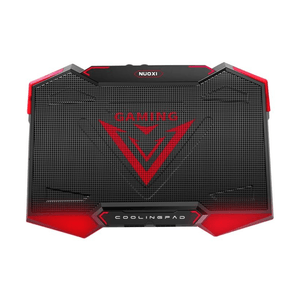 Cooler para Laptop Nuoxi Iceman 1 GAMER, 5 ventiladores 2 puertos USB - Rojo