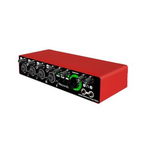 Interface de Audio para 4 Micrófonos con Phanthom Power MD44