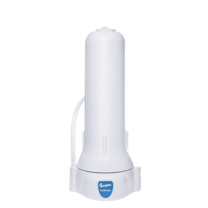 Purificador de agua sobre lavadero Rotoplas, con tecnología Hydropur, blanco