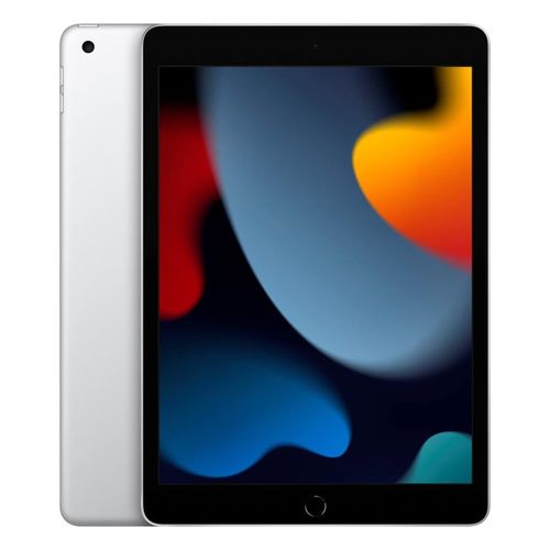 iPad (9na Gen) 10.2" WiFi, 64GB, 3GB ram, cámara principal 8MP, frontal 12MP, A13 Bionic, plata