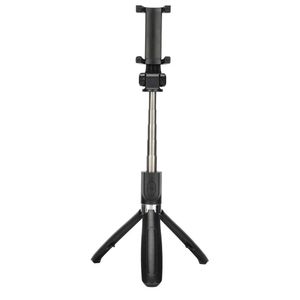 Trípode Selfie stick con control  bluetooth de 68 cm,  negro