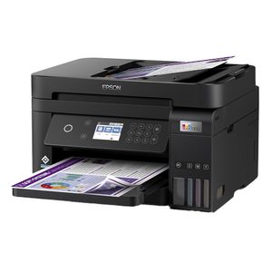 Impresora multifuncional Epson Ecotank L6270 Wi-Fi, Dúplex, ADF Red, inyección de tinta, con tanques recargables