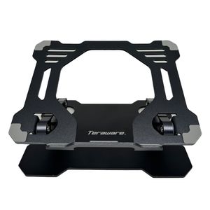 Soporte para Laptop multiposición de aluminio Teraware 15.6" plata