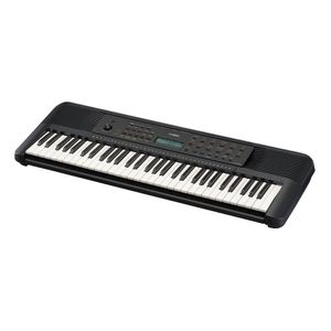 Teclado digital Yamaha PSR-E283+PA-3C 61 teclas, 392 tonos, 150 ritmos, negro