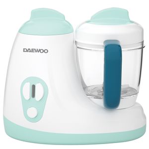 Procesador de alimentos para bebé Daewoo 400W, 230 ml, multifuncion 4 en 1, blanco