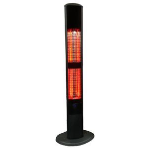 Estufa interior Britec Modena 1800w, 2 velocidades, cobertura 6m2, negro