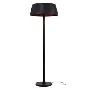 Estufa de exterior Britec Sirmione 2100w, 3 posiciones, cobertura 8m2, negro