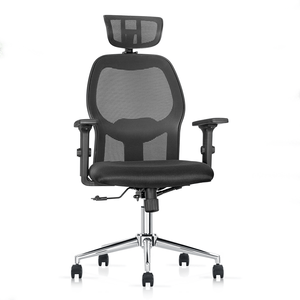 Silla ergonómica Decorplas Lyon Ejecutiva, soporte lumbar regulable, inclinación, tapiz de tela, capacidad máx. 120 kg, negro