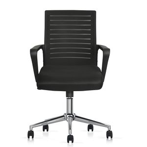 Silla ergonómica Decorplas Monterrey, inclinación, tapiz de tela, capacidad máx. 100 kg, negro