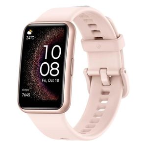 Smartwatch Huawei Watch Fit Special Edition pantalla amoled 1.64", resistente al agua 5ATM, batería hata 6 días, 100 modos deportivos, rosa