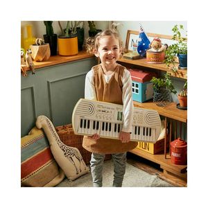 Teclado musical Cassio SA-80 44 teclas, 100 tonos, 50 ritmos, blanco + Funda