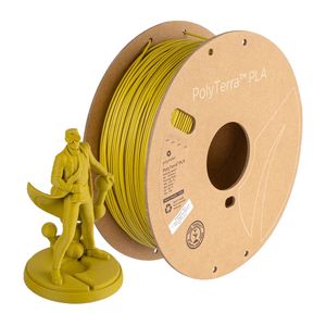 Filamento Polymaker PolyTerra PLA 1.75 mm, 1 kg, verde claro militar