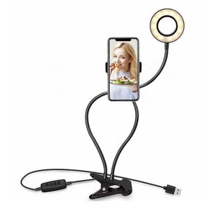 Aro de luz 3" con soporte de celular