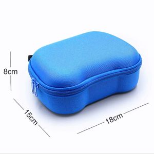 Estuche para mandos PS5, PS4, Xbox, Nintendo Switch, rígido, azul