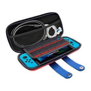 Estuche para Nintendo Switch y Oled, rígido, Eva, Mario, rojo y azul