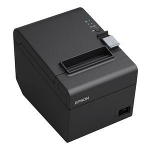 Impresora ticketera térmica Epson TM-T20III 80mm, conexión USB, negro