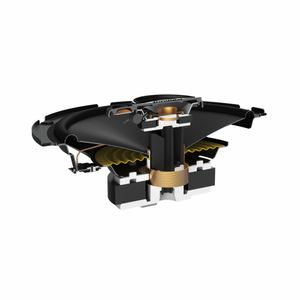 Parlante para auto redondo Pioneer TS-A1678S 16.5 cm, 3 vías, 320W, negro