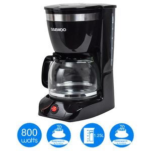 Combo Daewoo: Hervidor 1.7 litros, gris + Arrocera 1000W + Licuadora 1.5 litros + Plancha 220ml + Cafetera 1.25 litros