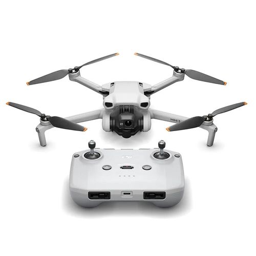 Drone DJI Mini 3 GL distancia máx. 10 km, tiempo de vuelo 38 minutos, 4 rotones