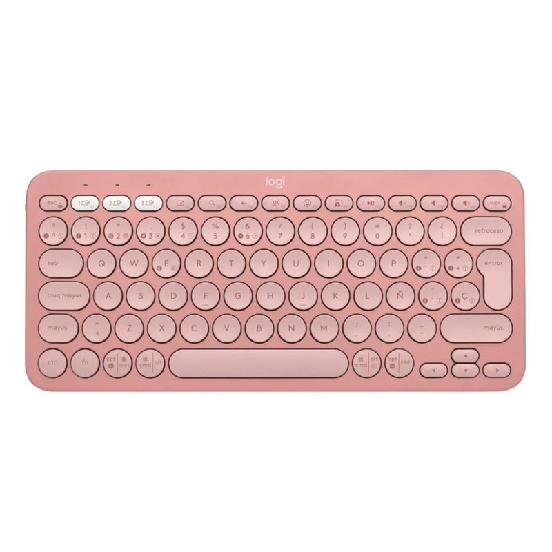 Teclado-inalambrico-Logitech-Peeble-2-K380S-rosado_1