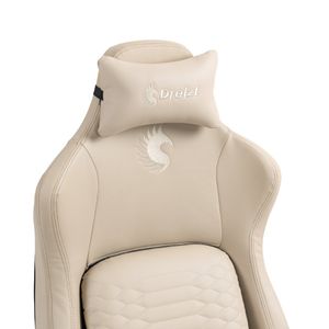 Silla gamer Dreizt Titan Series máx. 150 kg, inclinación 180°, beige