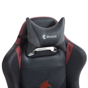 Silla gamer Dreizt Heroes máx. 150 kg, inclinación 180°, rojo