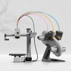 Impresora 3D Bambu Lab A1 Mini Combo tecnología FDM, pantalla táctil, velocidad máx. 500 mm/s, gris