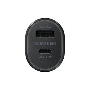 Cargador de Auto Samsung, carga rápida, 45W, S22 Note Ultra, negro